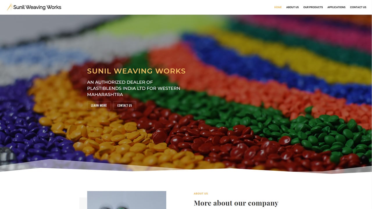 Portfolio image for Sunil Weaving Works